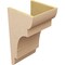 Ekena Millwork 12"W x 12"D x 24"H Wide New Brighton Rough Cedar Woodgrain TimberThane Corbel, Primed Tan CORUR12X12X24NEBRCPR - alternate 2